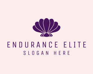 Purple Beauty Shell logo design