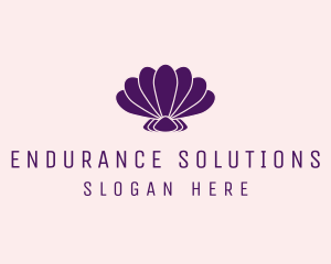 Purple Beauty Shell logo design