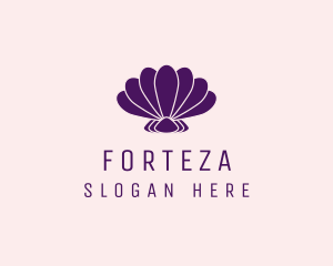 Purple Beauty Shell logo design