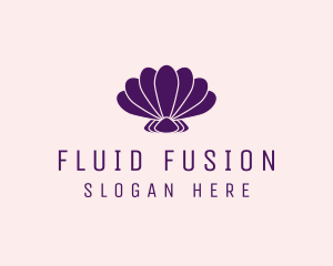 Purple Beauty Shell logo design