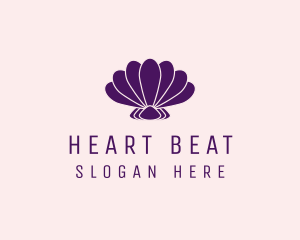 Purple Beauty Shell logo design