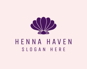 Purple Beauty Shell logo design