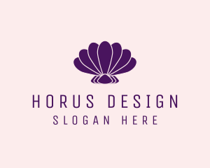 Purple Beauty Shell logo design