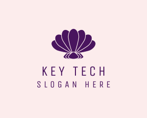 Purple Beauty Shell logo design