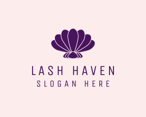 Purple Beauty Shell logo design