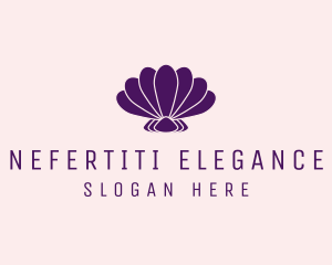 Purple Beauty Shell logo design