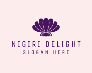 Purple Beauty Shell logo design