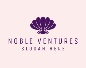 Purple Beauty Shell logo design