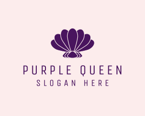 Purple Beauty Shell logo design