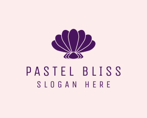 Purple Beauty Shell logo design