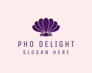 Purple Beauty Shell logo design