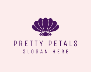 Purple Beauty Shell logo design