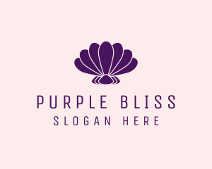 Purple Beauty Shell logo design