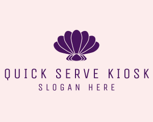 Purple Beauty Shell logo design