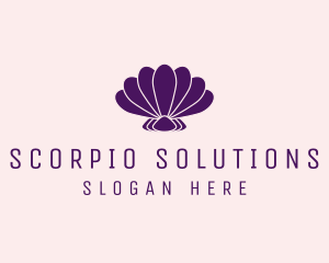 Purple Beauty Shell logo design