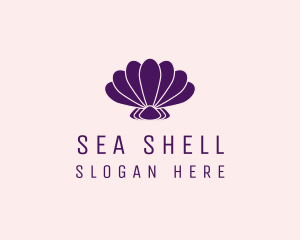 Shell - Purple Beauty Shell logo design