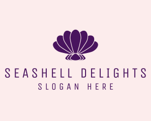 Purple Beauty Shell logo design