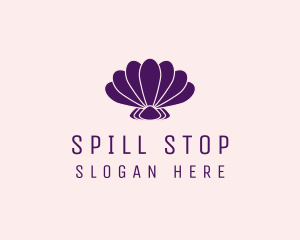 Purple Beauty Shell logo design