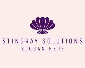 Purple Beauty Shell logo design