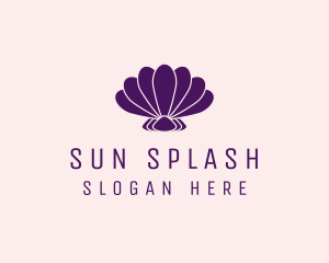 Beachwear - Purple Beauty Shell logo design