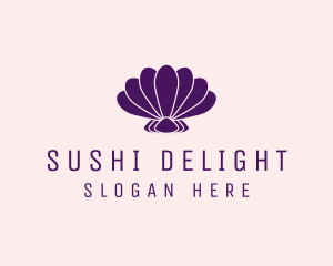 Purple Beauty Shell logo design