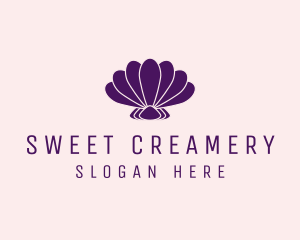 Purple Beauty Shell logo design