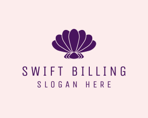 Purple Beauty Shell logo design