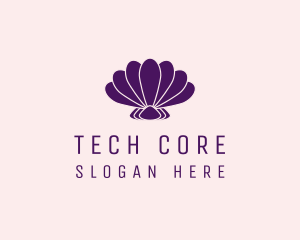 Purple Beauty Shell logo design