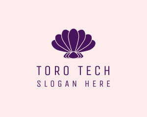 Purple Beauty Shell logo design