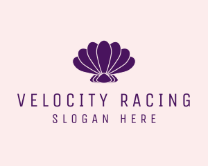 Purple Beauty Shell logo design