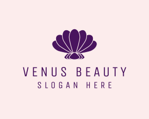 Purple Beauty Shell logo design