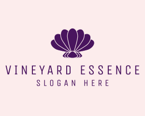 Purple Beauty Shell logo design