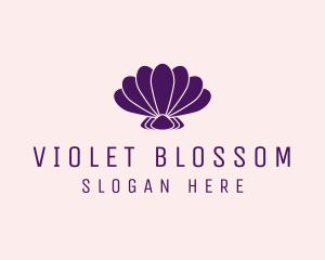 Purple Beauty Shell logo design