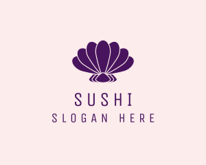 Purple Beauty Shell logo design