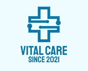 Blue Medical Technology  logo design