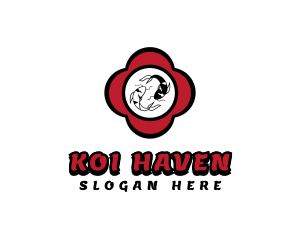 Koi - Traditional Koi Fish logo design