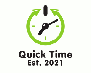 Minute - Clock Power Button logo design