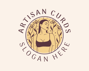 Flower Woman Lingerie logo design