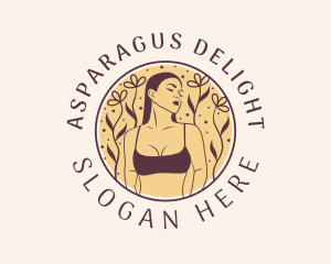 Flower Woman Lingerie logo design