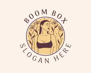 Flower Woman Lingerie logo design