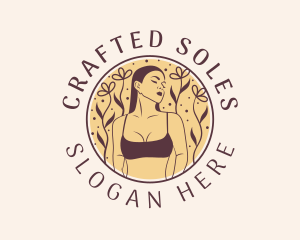 Flower Woman Lingerie logo design