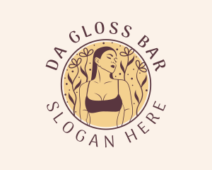 Flower Woman Lingerie logo design