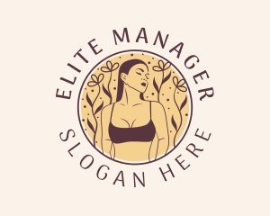 Flower Woman Lingerie logo design