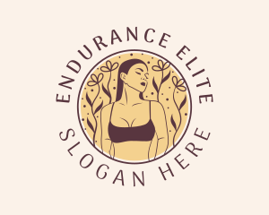 Flower Woman Lingerie logo design