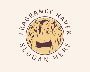 Flower Woman Lingerie logo design