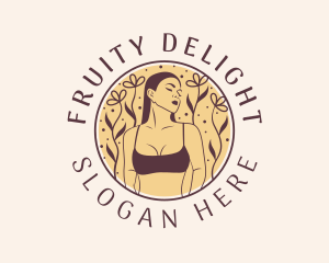 Flower Woman Lingerie logo design