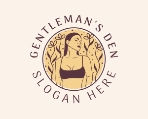 Flower Woman Lingerie logo design