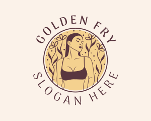 Flower Woman Lingerie logo design