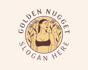 Flower Woman Lingerie logo design