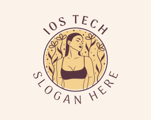 Flower Woman Lingerie logo design